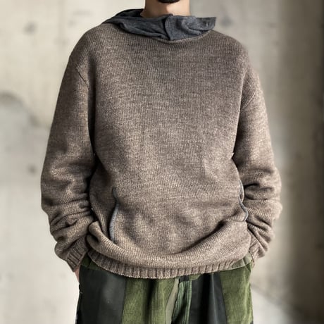 2000's ITALY made Alpaca blend wool knit sweater