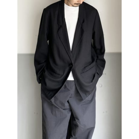 1990's-2000's Rayon blend relaxing tailored jacket