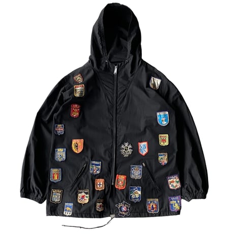 1950's-1960's "MONCLER" Black cotton ski jacket