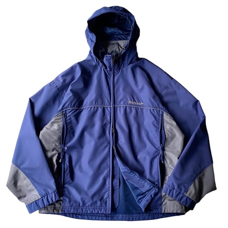 2000's "Microsoft" Embroidery logo design 2tone color jacket