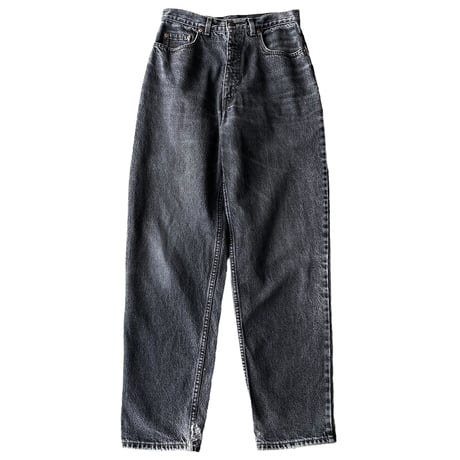 1990's "Levi's" BELGIUM made black denim pants