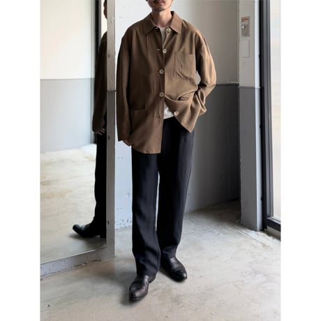 1990's"DANA BUCHMAN"  Silk fabric 3pocket jacket