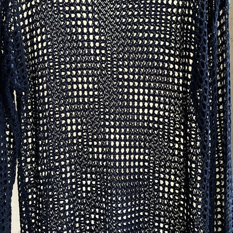 2000's Stretched mesh fabric cut & sew