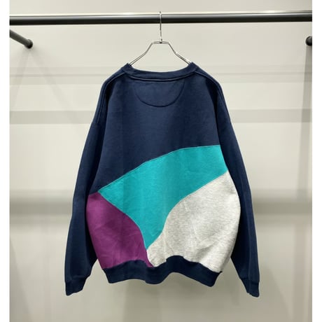 1990's "TOWNCRAFT" Switching color design sweat shirt