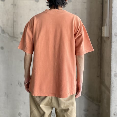 1980's-1990's "BUGLE BOY" seed stitch plain pocket Tee