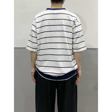 1980's "Jantzen SPORT" Stripe pattern Tee