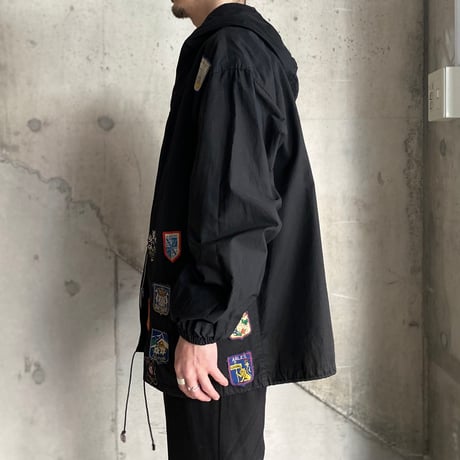 1950's-1960's "MONCLER" Black cotton ski jacket
