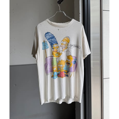 1980's-1990's "THE SIMPSONS" Damaged Printed Tee