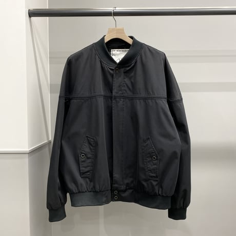 1990's-2000's Black color cup shoulder jacket