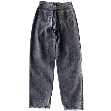 1990's "Levi's" BELGIUM made black denim pants