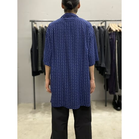 1990's-2000's "Polo by Ralph Lauren" Open collar rayon shirt