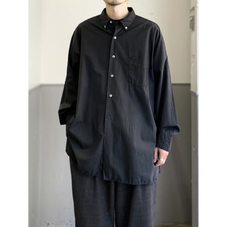 1950's-1960's Overdyed long sleeve cotton shirt
