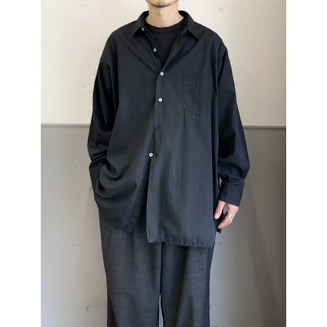 1950's-1960's Overdyed long sleeve cotton shirt