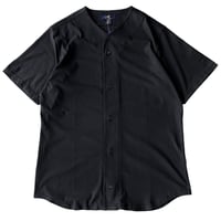(DEAD STOCK)1990's Collarless short sleeve shirt