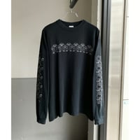 2000's "Human-i-Tees" MONKEY Printed Long sleeve Tee