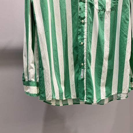 1990's "BONEVILLE" Long sleeve striped shirt