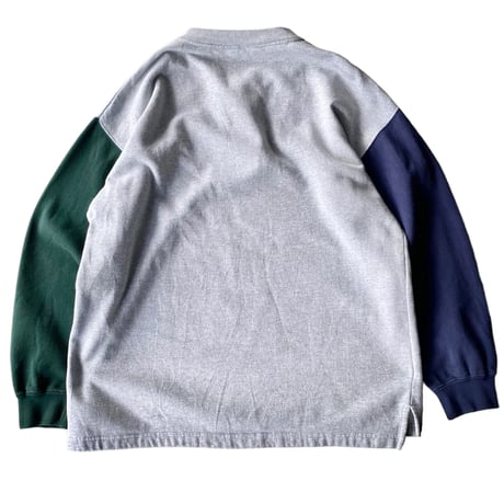 1990's Henley necked sweat shirt
