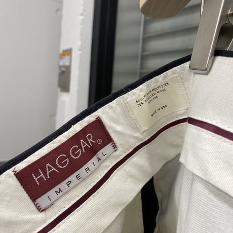 1990's "HAGGAR" 2tuck slacks pants