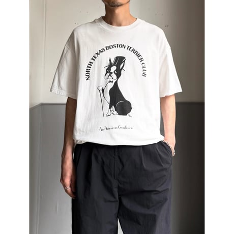 Late 1990's-2000's "NORTH TEXAS BOSTON TERRIER CLUB" Printed Tee