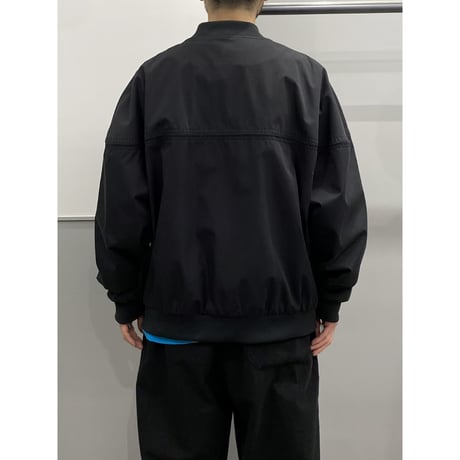 1990's-2000's Black color cup shoulder jacket