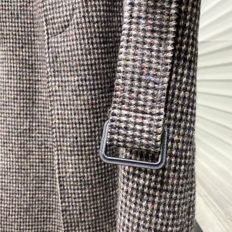1980's ENGLAND MADE Pure New Wool Balmacaan Coat