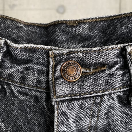 1990's "Levi's" BELGIUM made black denim pants