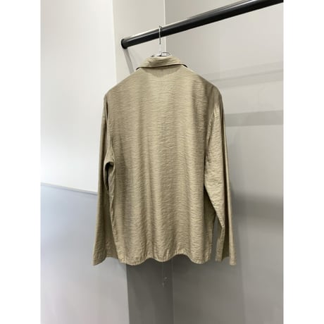 2000's Drawstrings design zip up shirt
