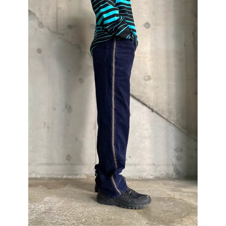 2000's Side line design corduroy pants