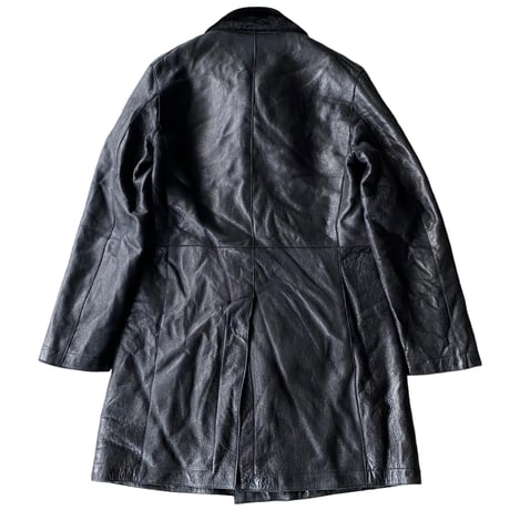 2000's "JIL SANDER" Double breasted leather coat
