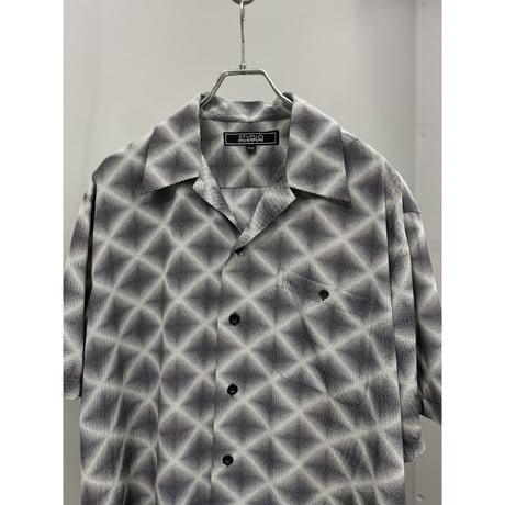 1990's Open collar plaid shirt