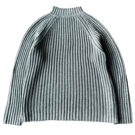 2000's Dual zip design wool blend knit sweater