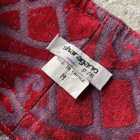 2000's FRANCE MADE stretched flare pants