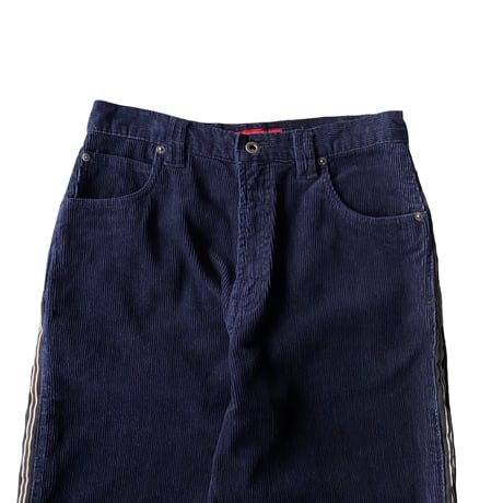 2000's Side line design corduroy pants