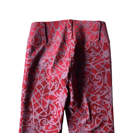 2000's FRANCE MADE stretched flare pants