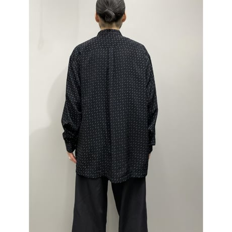 1980's-1990's "Yves Saint Laurent" All pattern long sleeve shirt