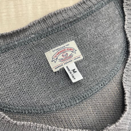 1990's "ARMANI JEANS" Summer knit sweater