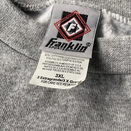 1990's Oversized 2tone color sweat shirt
