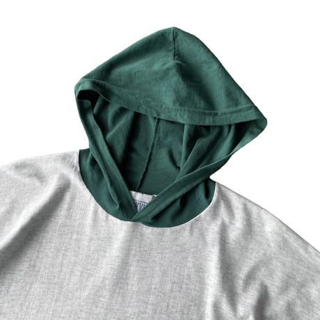 1990's Two tone color hooded Tee