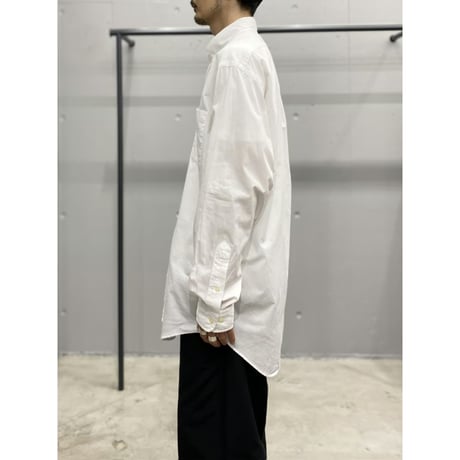 1990's-2000's "Ralph Lauren" White embroidery design button-down shirt