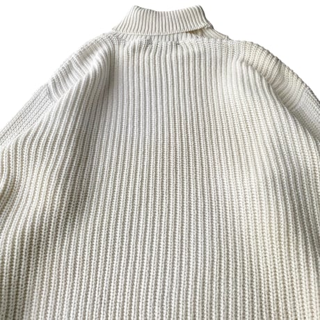 1990's "ORVIS" Turtle necked cotton knit sweater