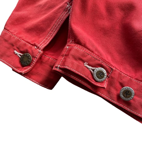2000's Sun faded cotton trucker jacket