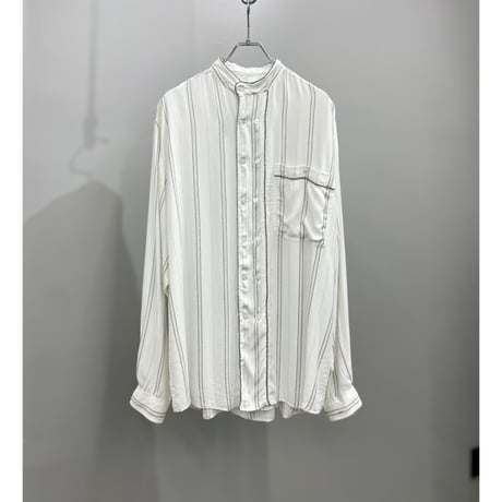 1990's Double button design rayon shirt