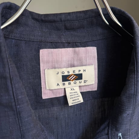 2000's〜 Linen / 37.5®︎ POLYESTER Fabric Long Sleeve Shirt