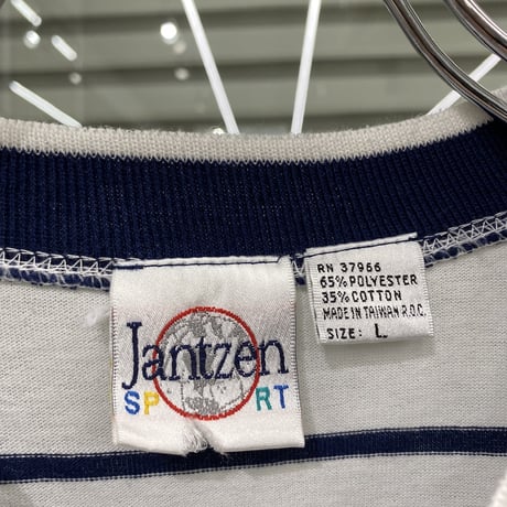 1980's "Jantzen SPORT" Stripe pattern Tee
