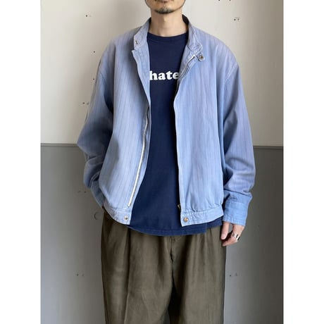 1990's Sun faded cotton fabric jacket