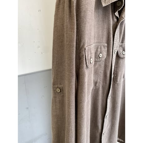 1990's "Tilley Endurables" Hemp blend long sleeve shirt