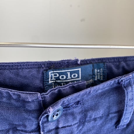 2000's "Polo by Ralph Lauren" Linen × Cotton 6pocket pants