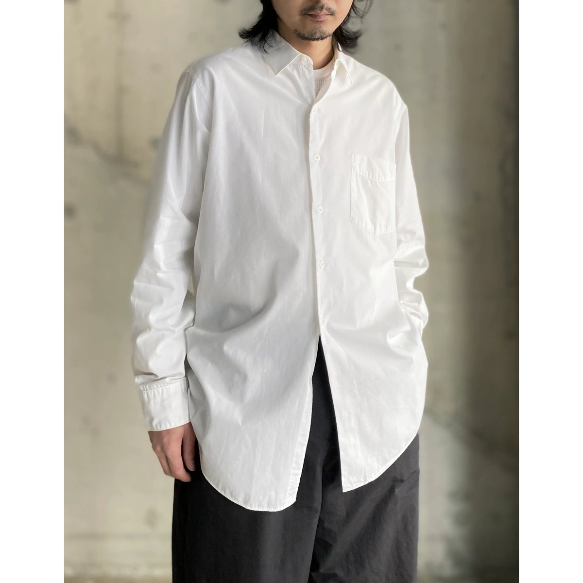 1950's-1960's “ARROW” L/S cotton white shirt | 1950's-1960's “ARROW” L/S cotton white shirt |