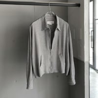 1990's Acetate/Rayon plaid patterned cropped jacket