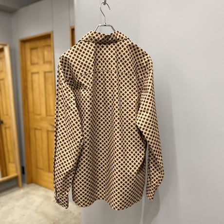 2000's Open collar cotton shirt